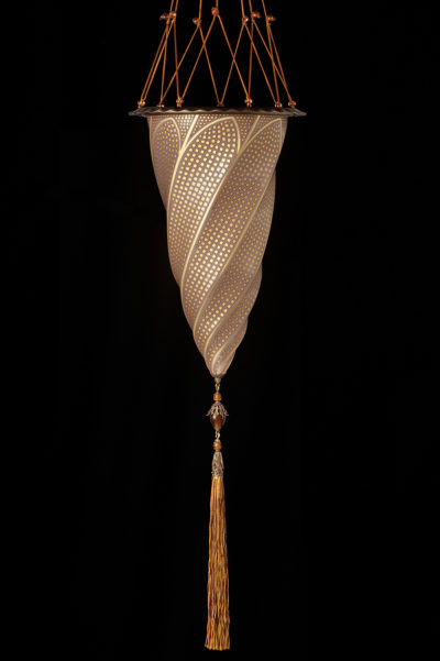Musivgoldene Fortuny Cesendello Glasleuchte