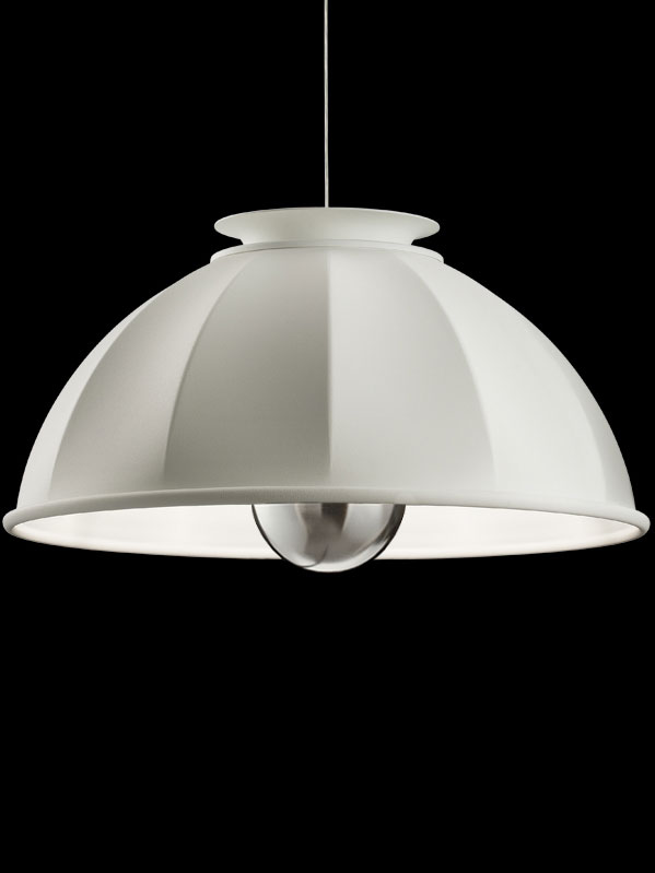 Fortuny Cupola 76 weiße Hängeleuchte