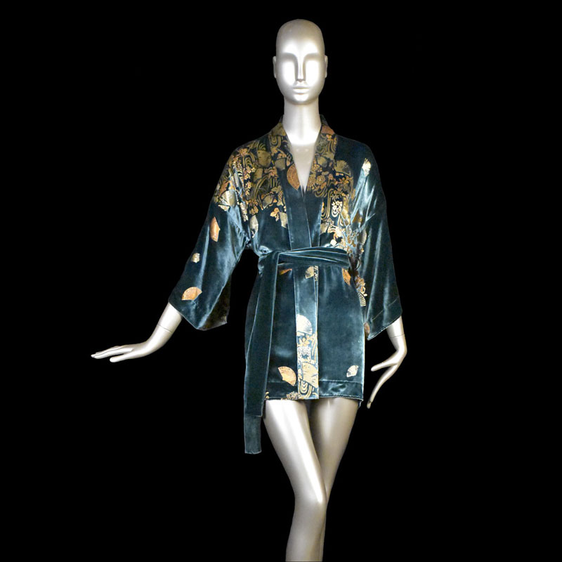 Casanova | Bedruckte Samtkimonos