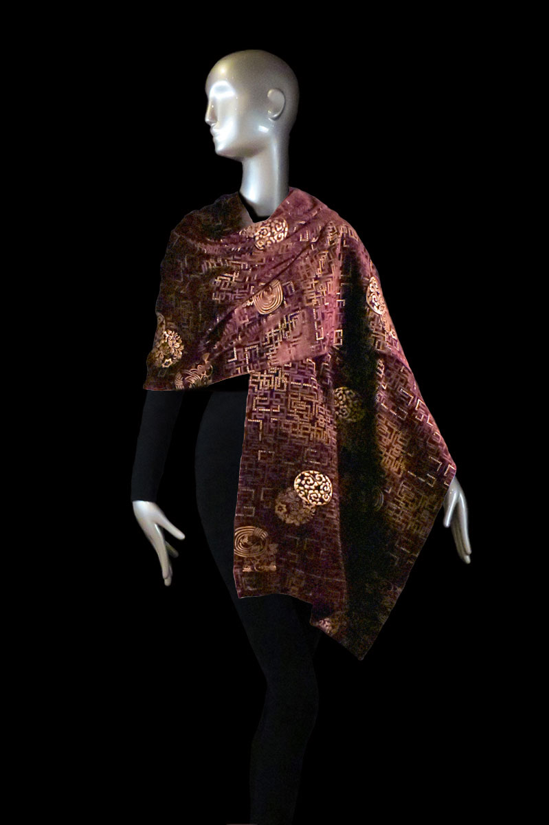 Fortuny Bedruckter Samtschal