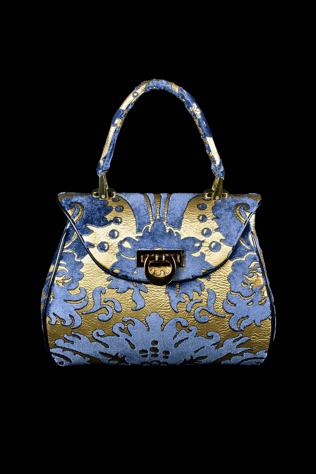 Velvet handbag