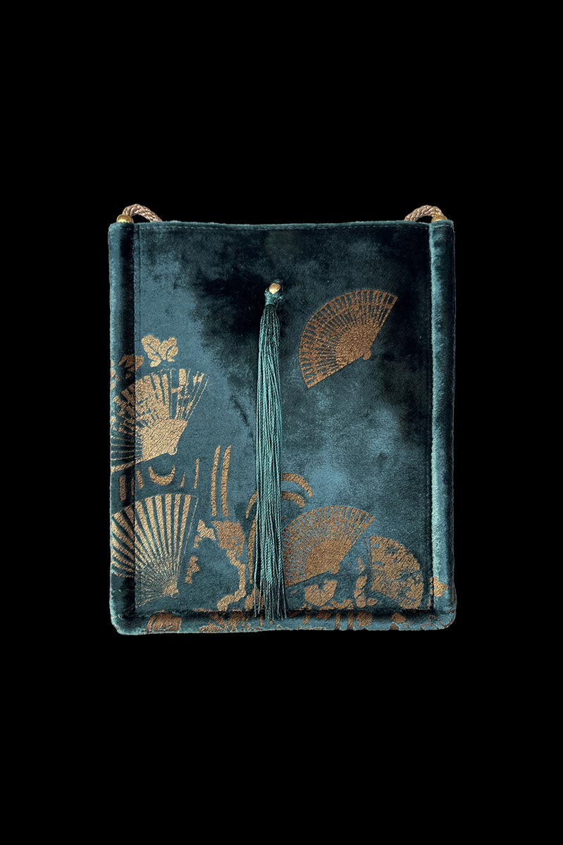 Alternative view of Cléo | Ventagli Teal-Blau
