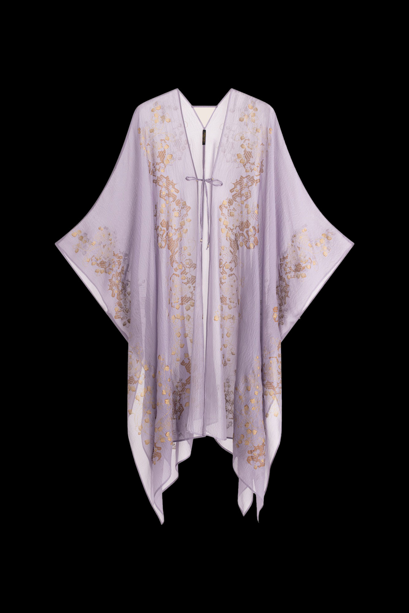 Esther Abendmantel aus Crêpe Georgette | Ramage Lavendel
