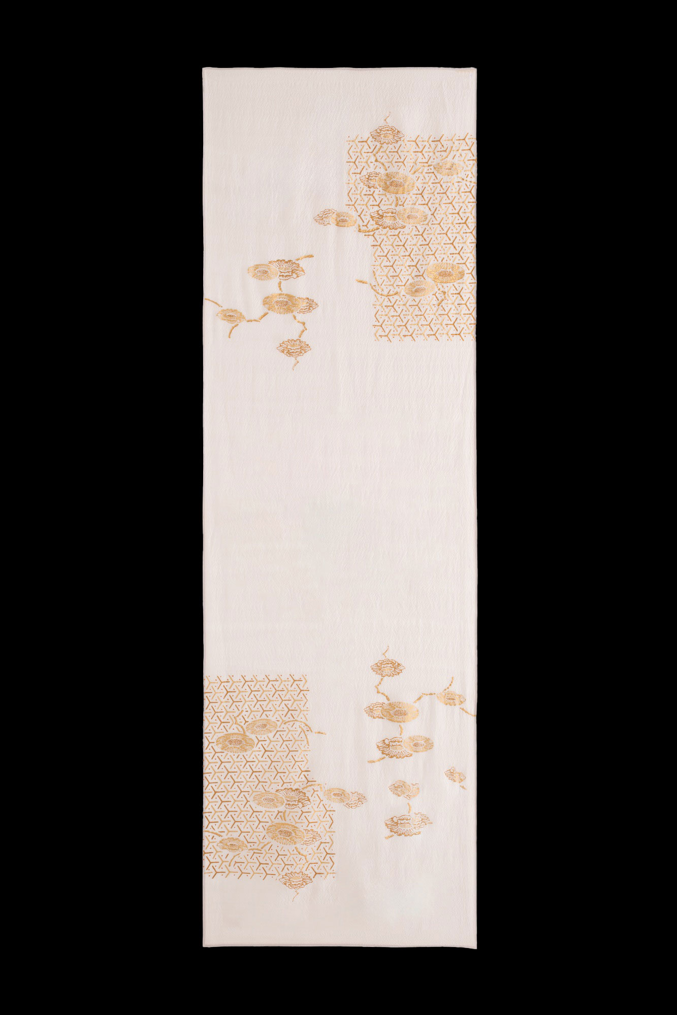 Schal aus Crêpe Georgette | Japan Marron glacé